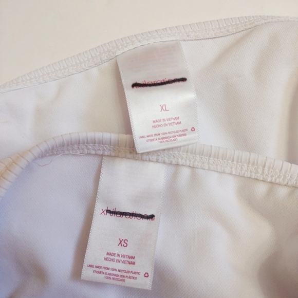 Xhilaration White Ribbed Rainbow Bikini Bottom - Picture 3 of 3